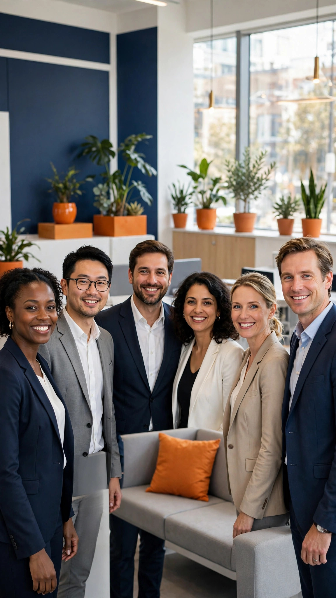 Equipo profesional en una agencia de empleo — plantilla DIGITALS AI AGENCIA DE EMPLEO
