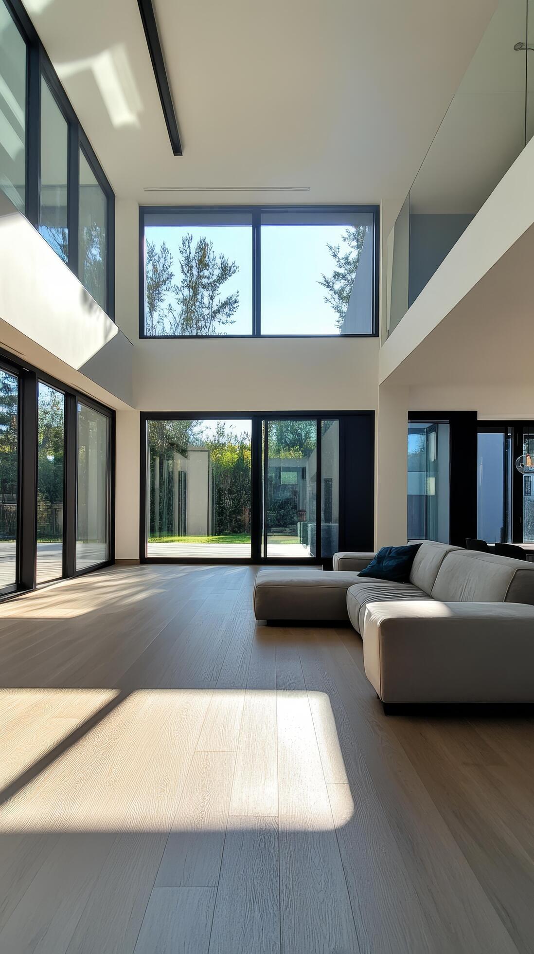 Ventanas impecables en una casa luminosa — plantilla DIGITALS AI WINDOW CLEANING